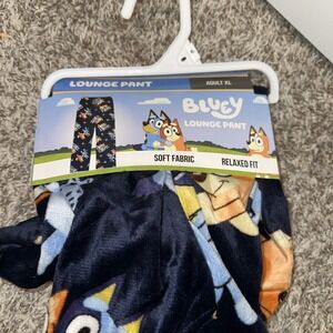 Bluey Pajama Pants Adult Size Xl Bingo Dog Disney Lounge NEW